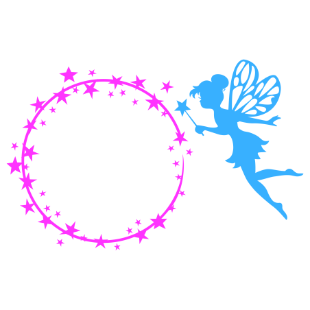 Fairy Monogram Frame ALL