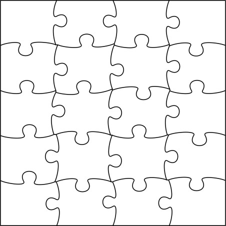 Puzzle mit 20 Teile